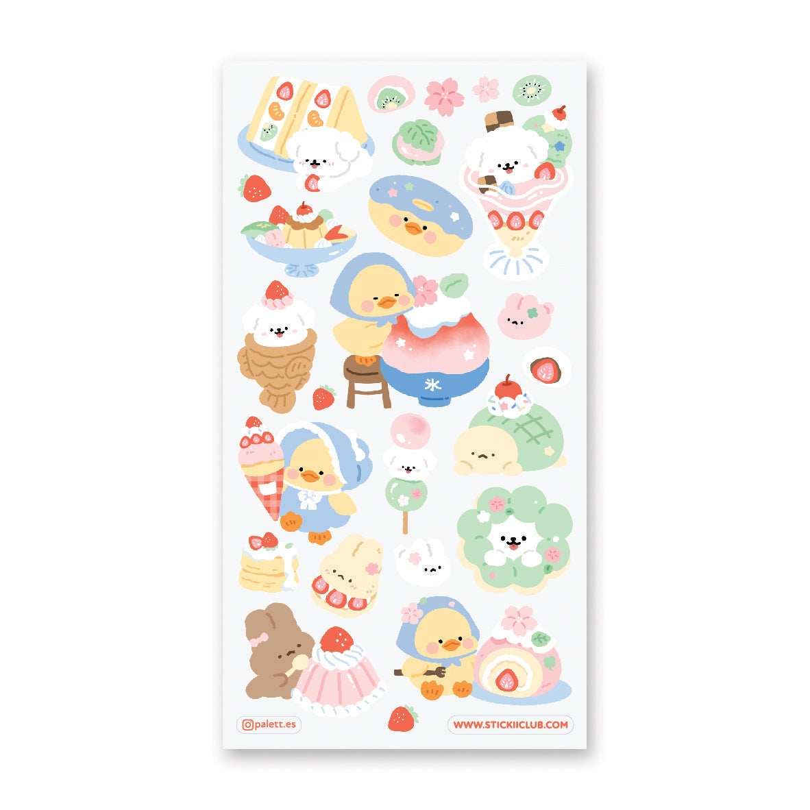 Berry Sweet Friends Sticker Sheet