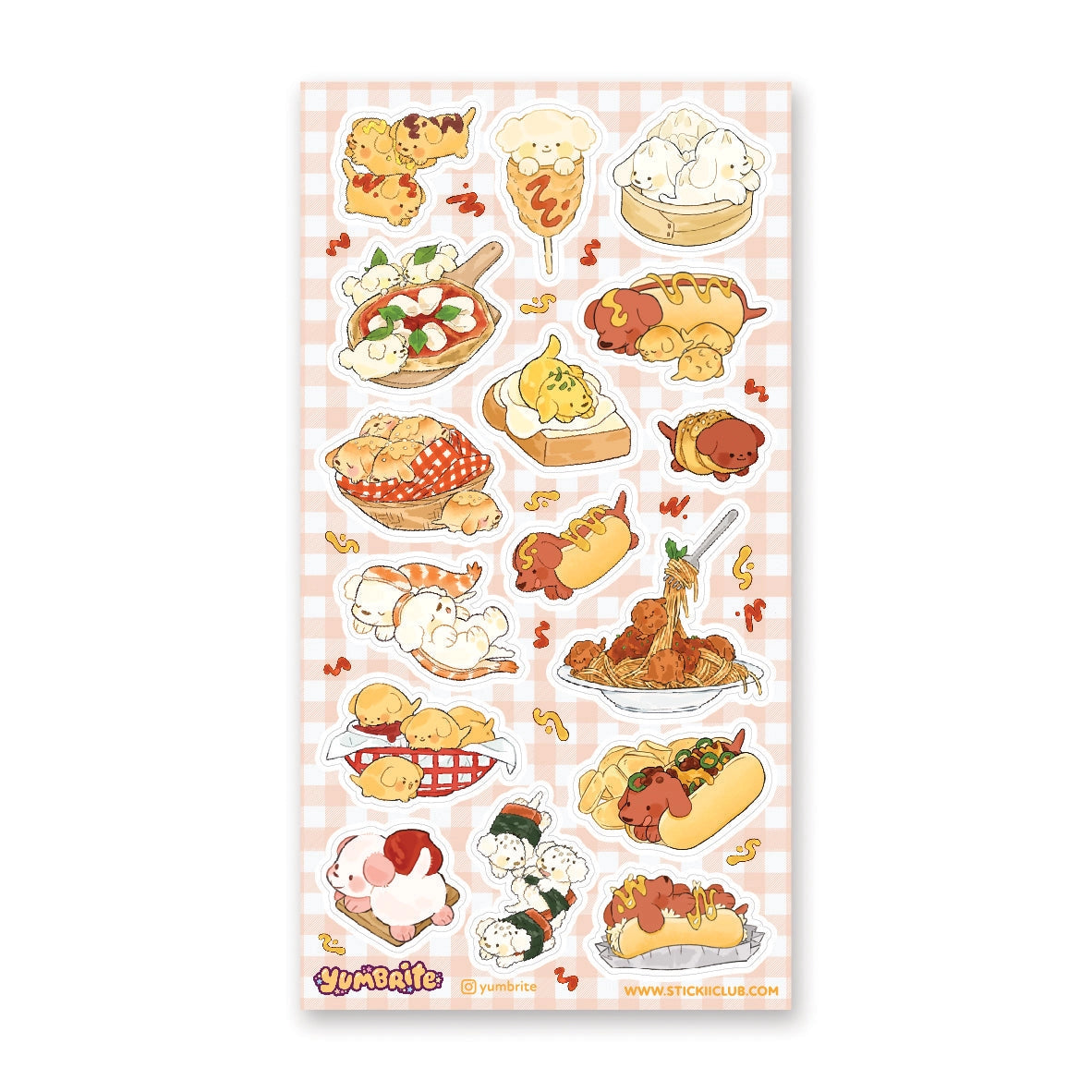 Pup-tastic Bites Sticker Sheet