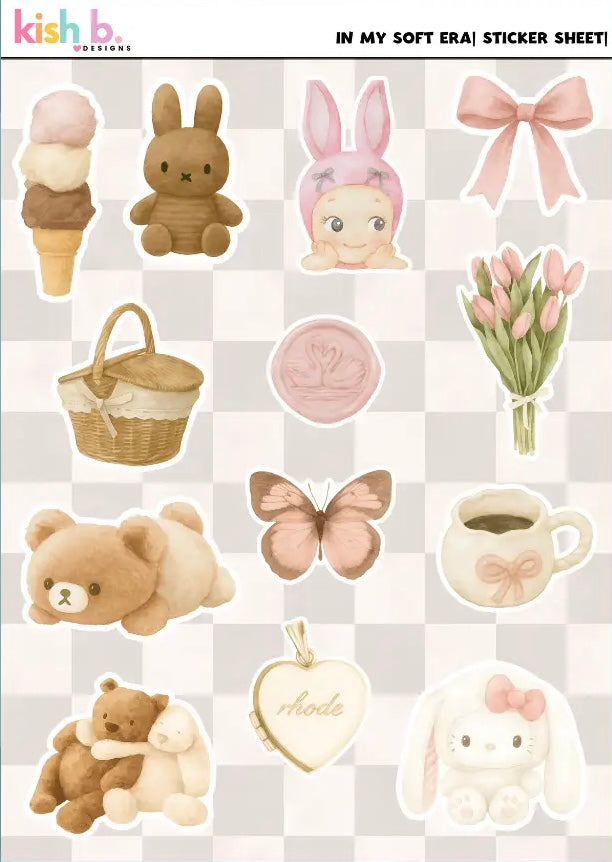 In My Soft Era Sticker Sheet