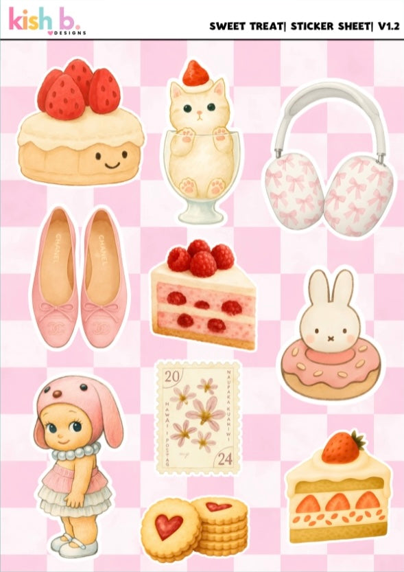 Sweet Treat V.2 Sticker Sheet