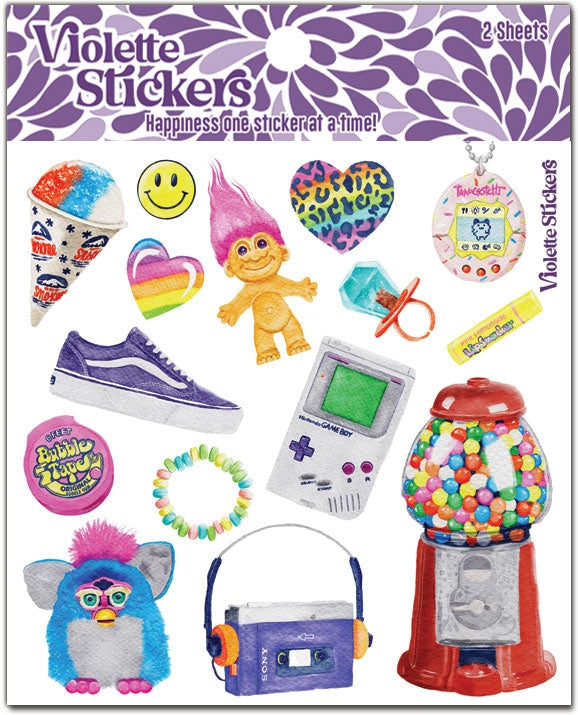 90’s Nostalgia Sticker Sheet