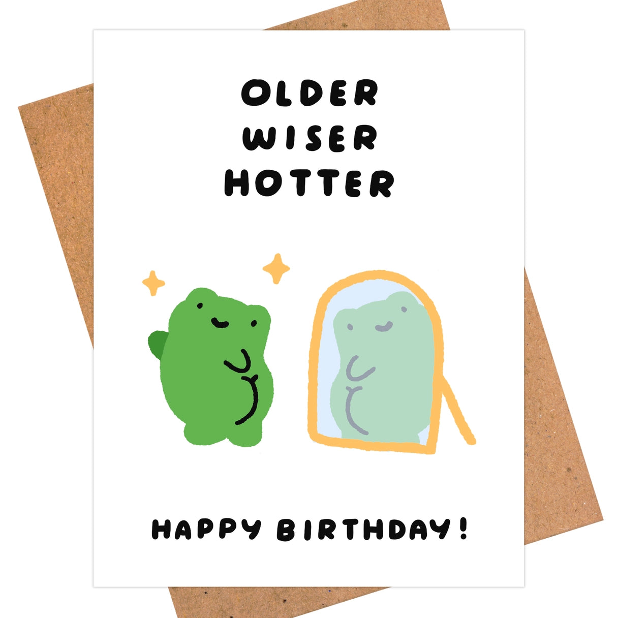 Frog Older Bday Card