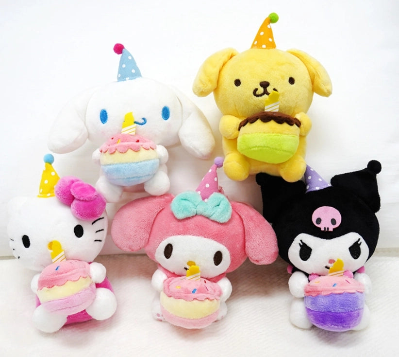 Sanrio Bday Plush Keychain