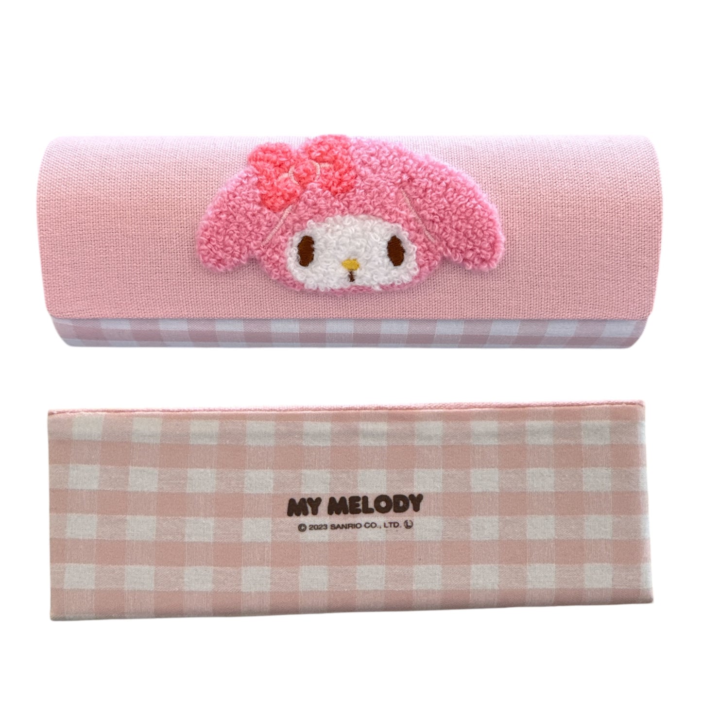 Sanrio Embroidered Gingham Glasses Case