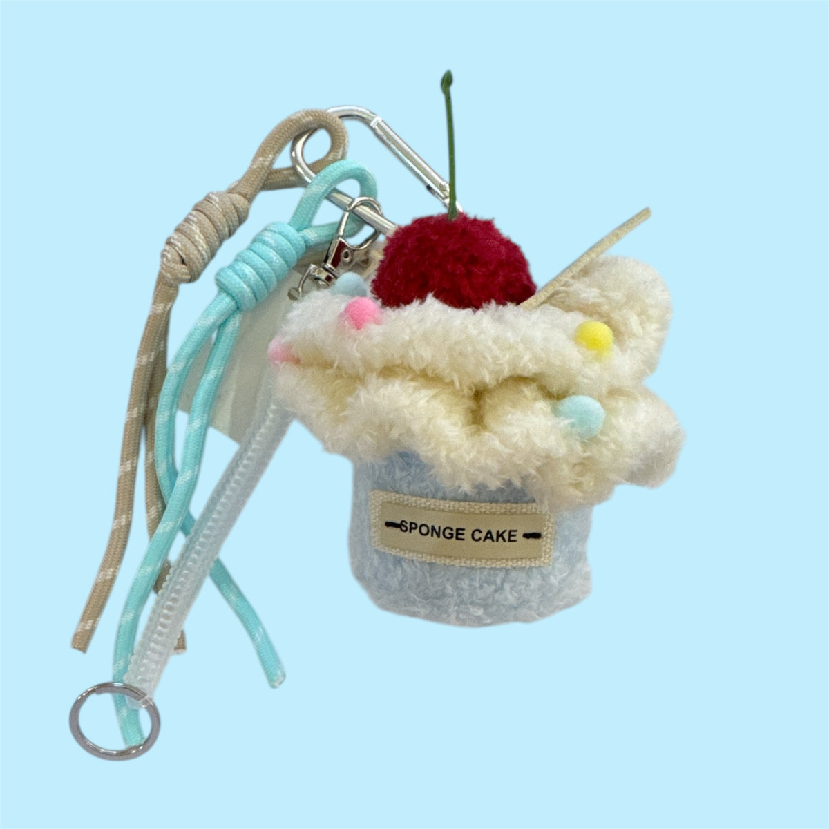 Cherry Cupcake Keychain