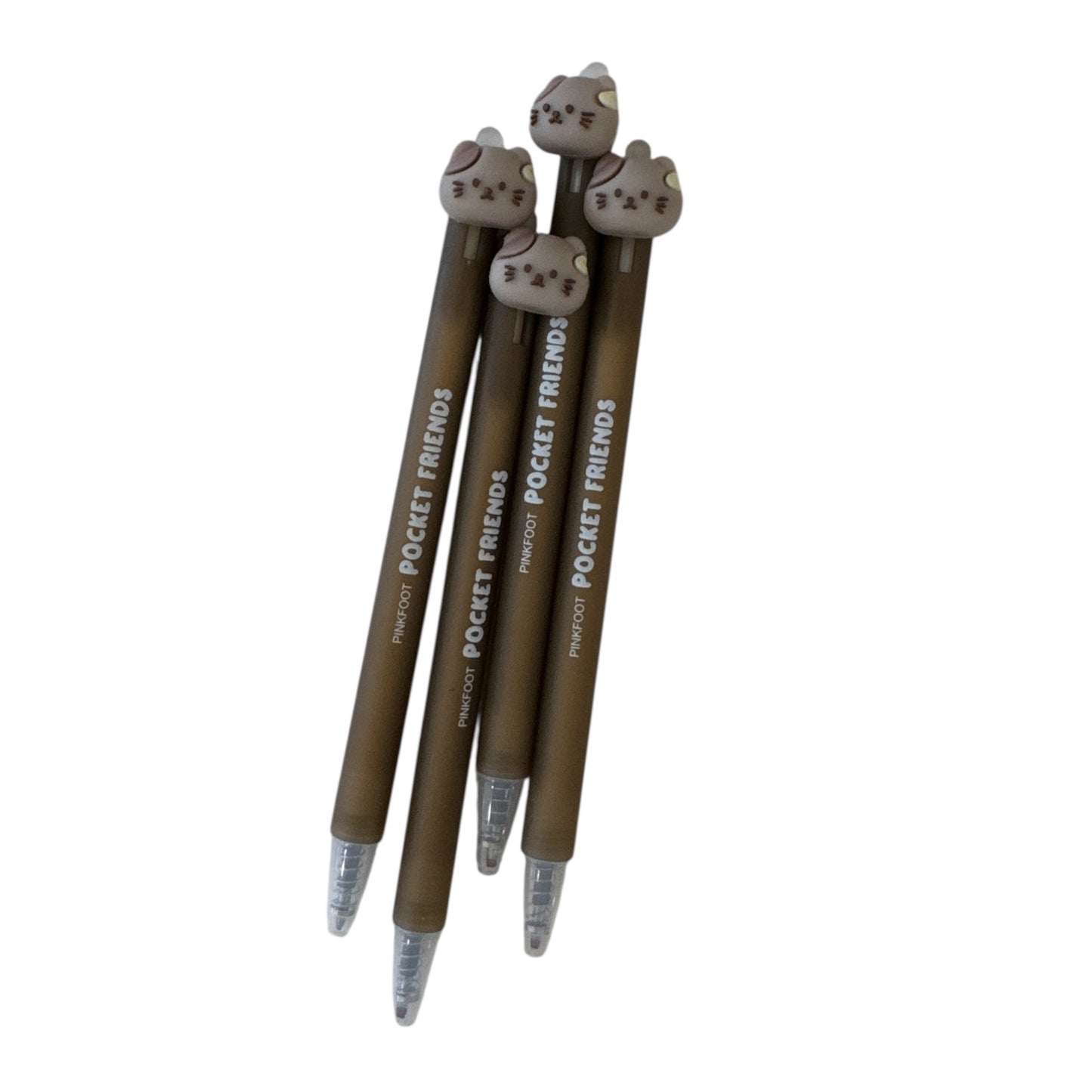Soft Touch Brown Cat Pen
