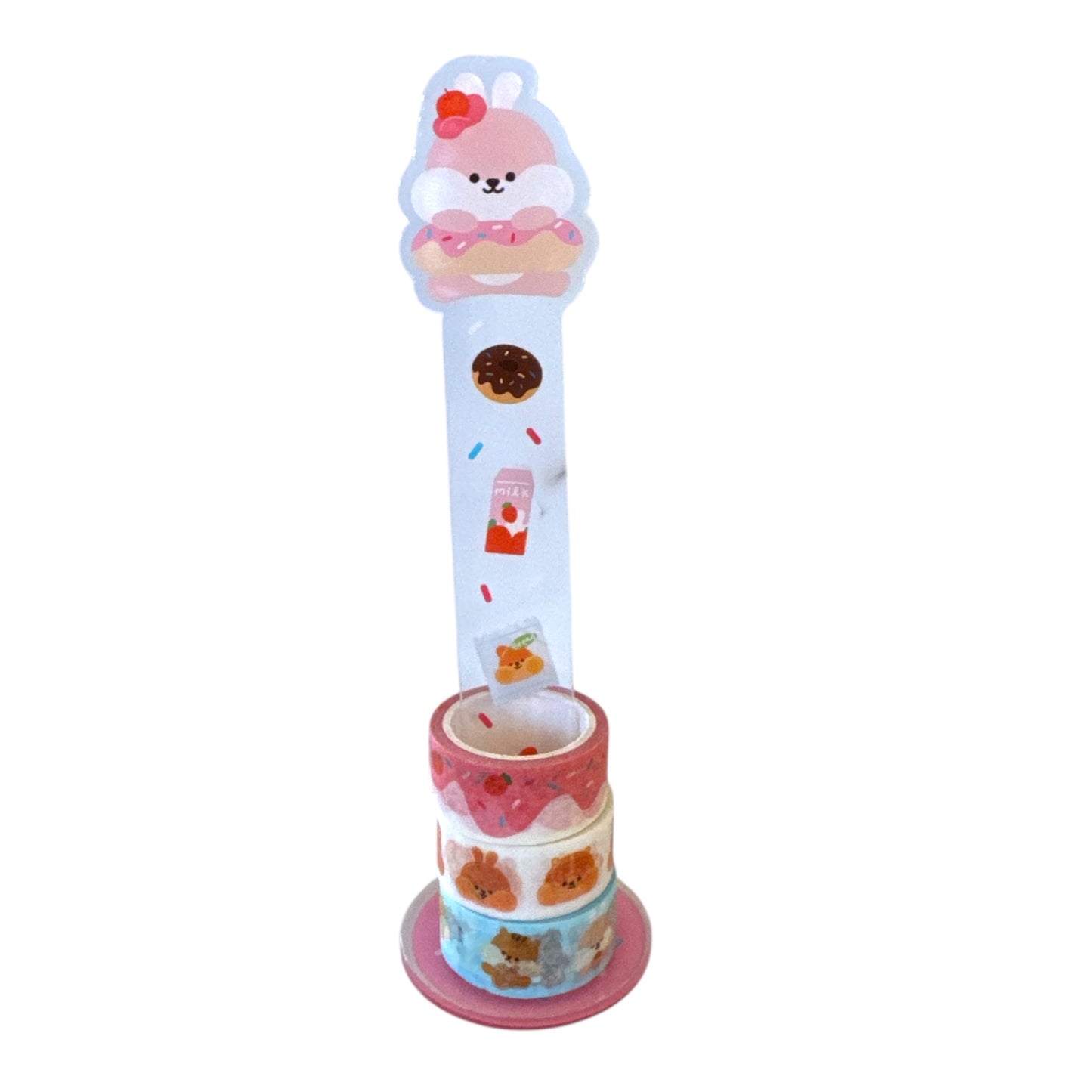 3pc Dessert Washi Tape Set w/ Stand