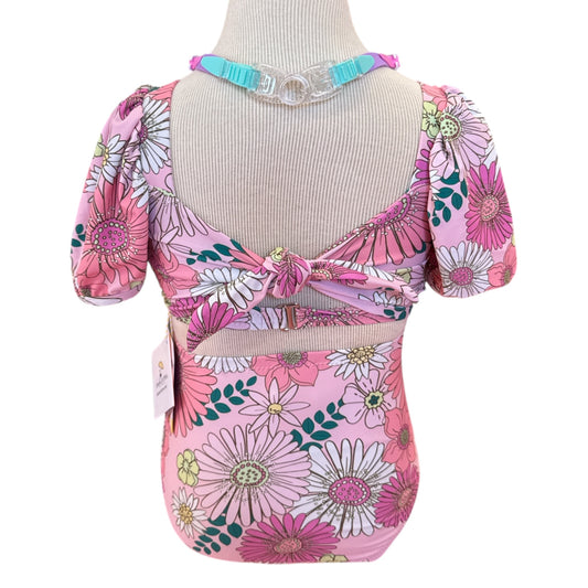 2PC Retro Blossom Swimsuit- Kids
