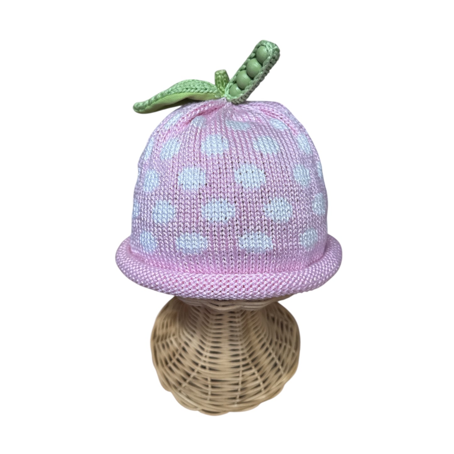 Green Pea Knit Beanie- Infant