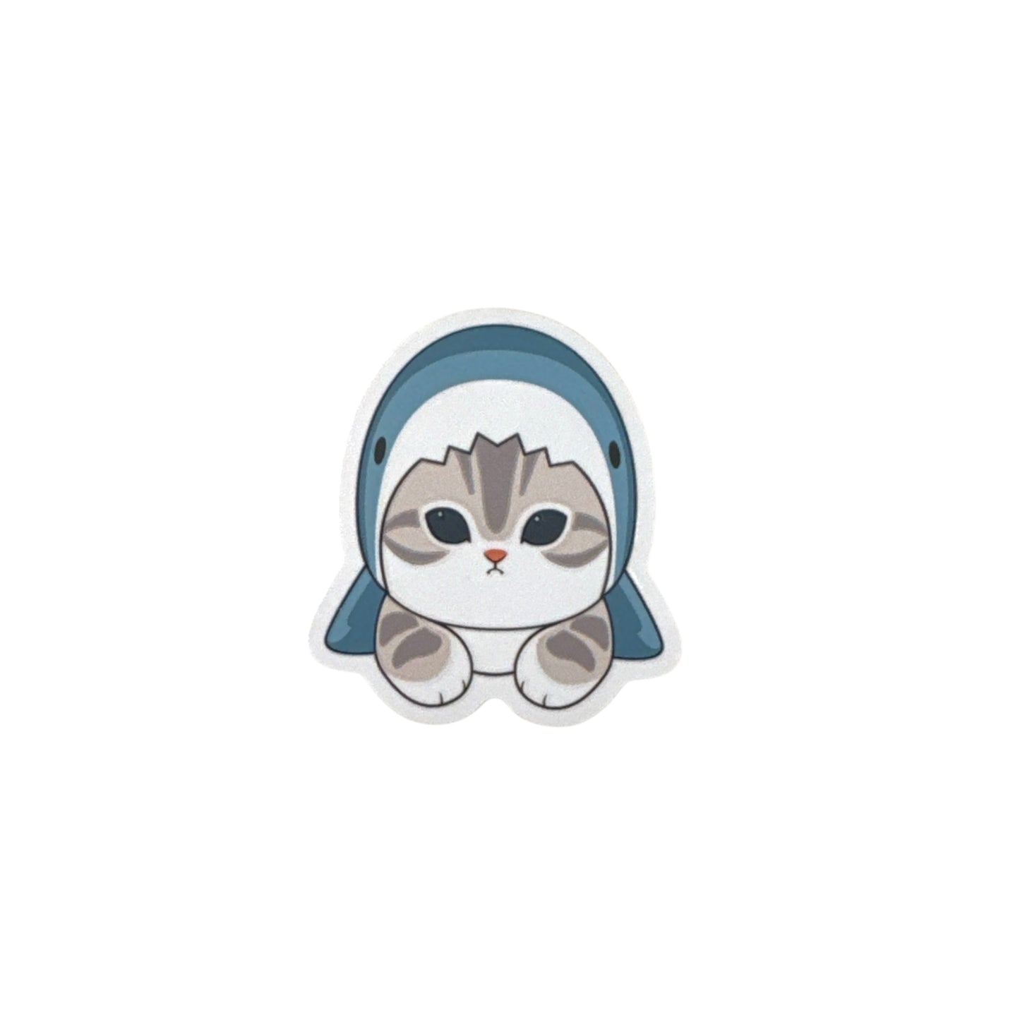 Shark Costume Cat Sticker