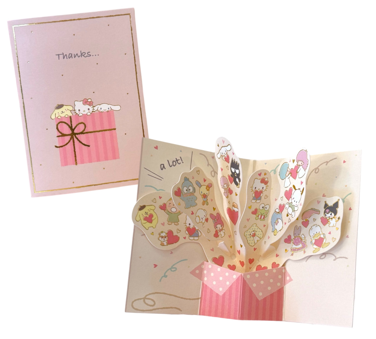 Sanrio ‘Thanks’ Mini Pop Up Card