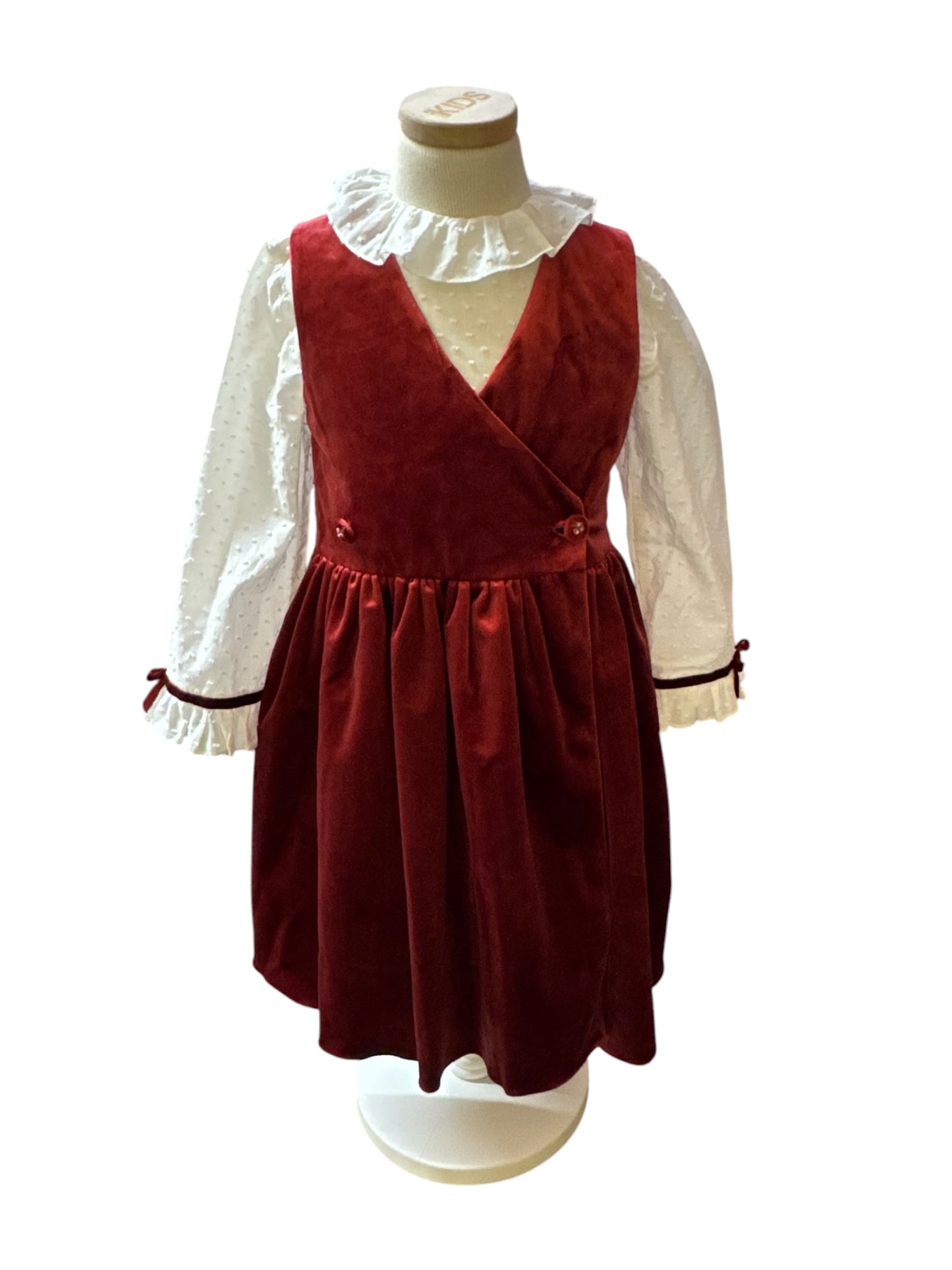 ‘Estelle’ Plumetis Blouse- Kids