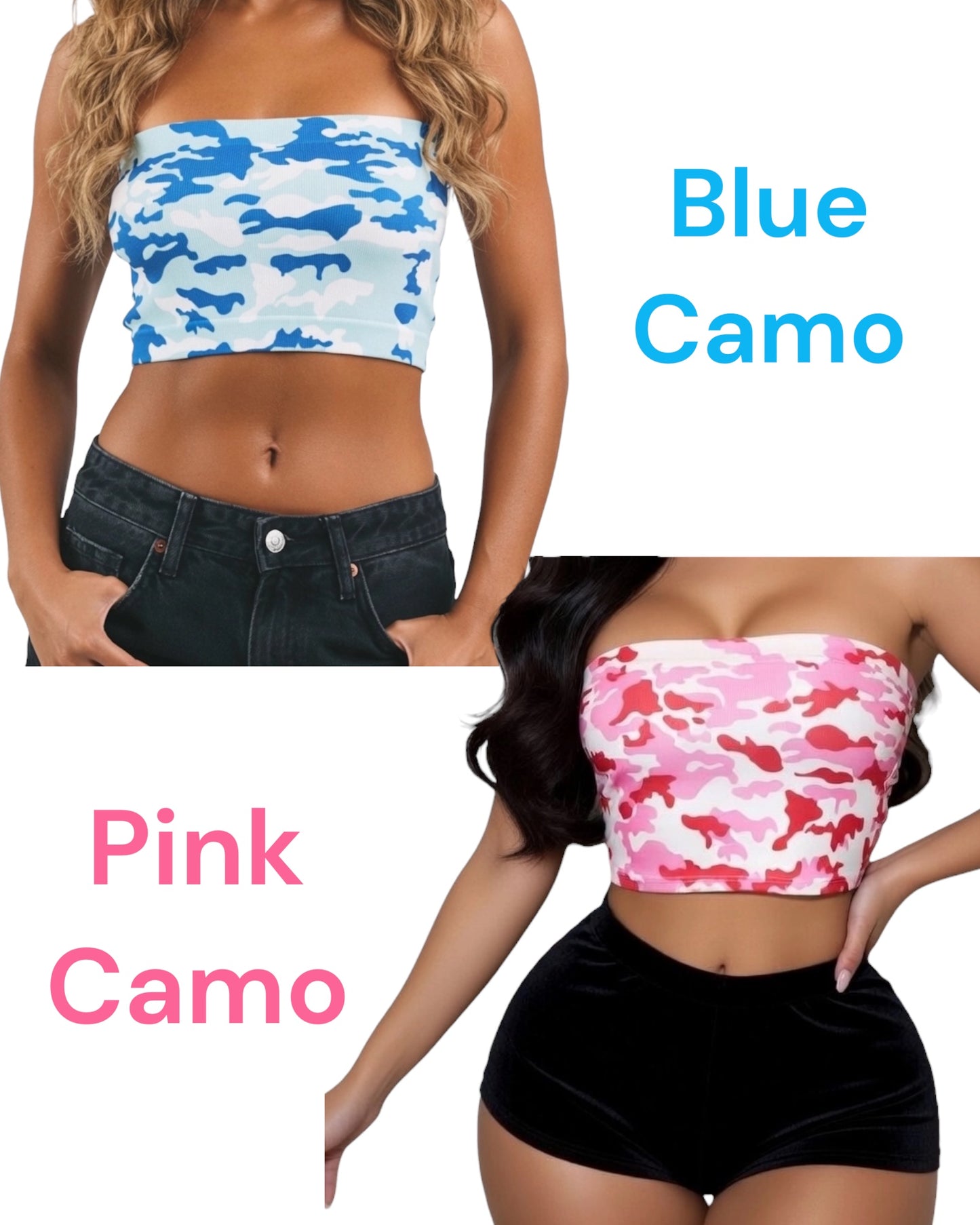 Camo Tube Top