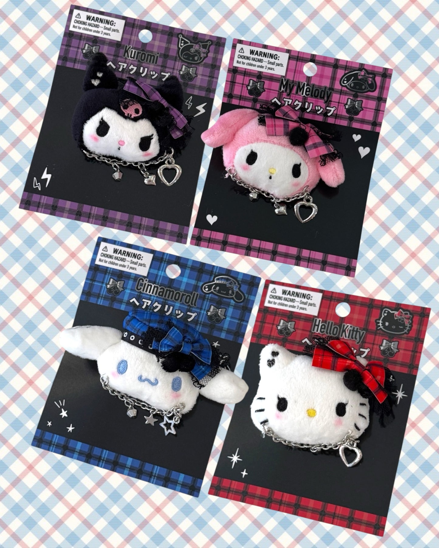 Sanrio Rock Plush Hair Clip