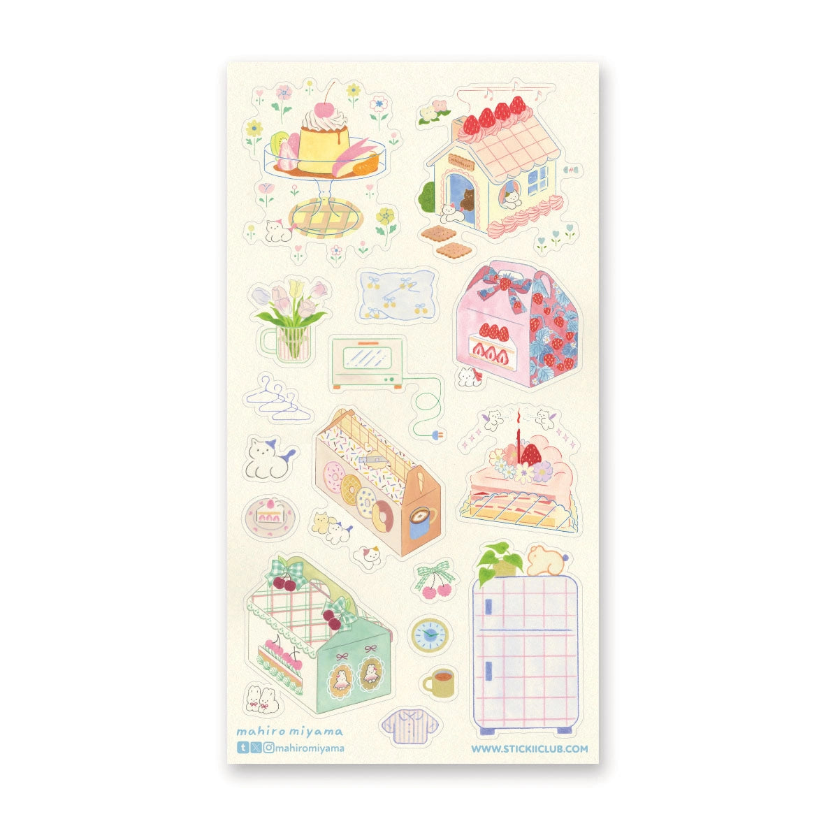 Pastel Pastry Dreams Sticker Sheet