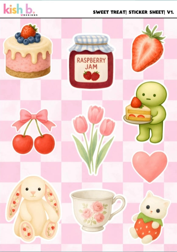 Sweet Treat V.1 Sticker Sheet
