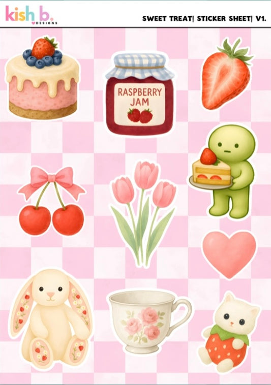 Sweet Treat V.1 Sticker Sheet