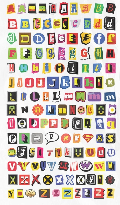 Letter Sticker Sheet
