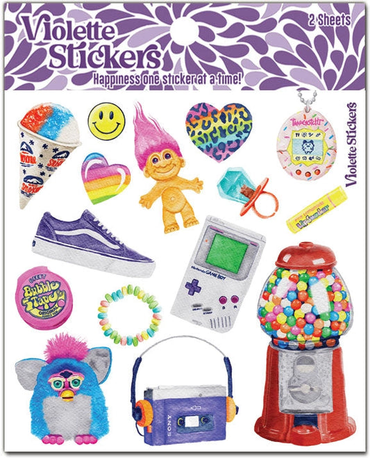 90’s Nostalgia Sticker Sheet