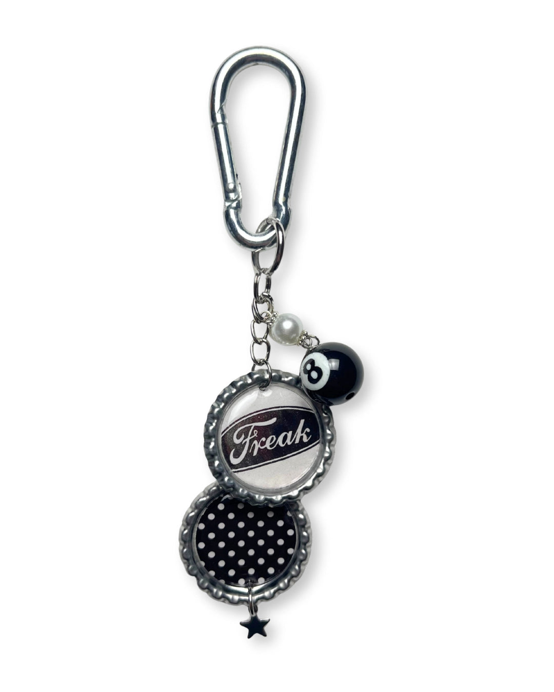 Bottle Cap Charm Keychain