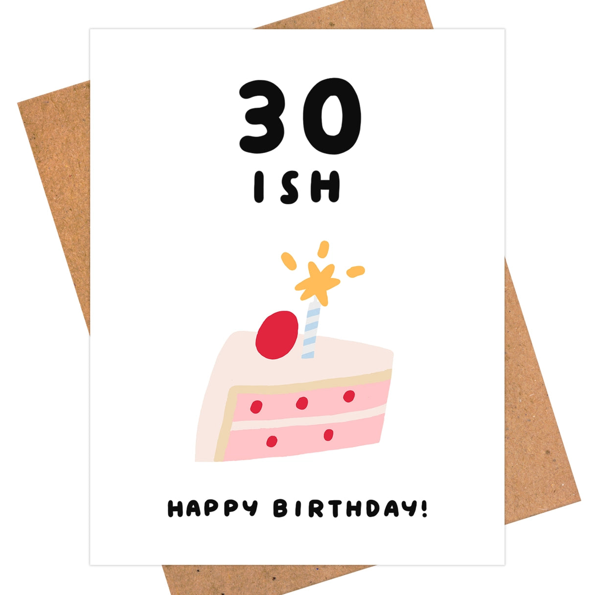 30ish Bday Card