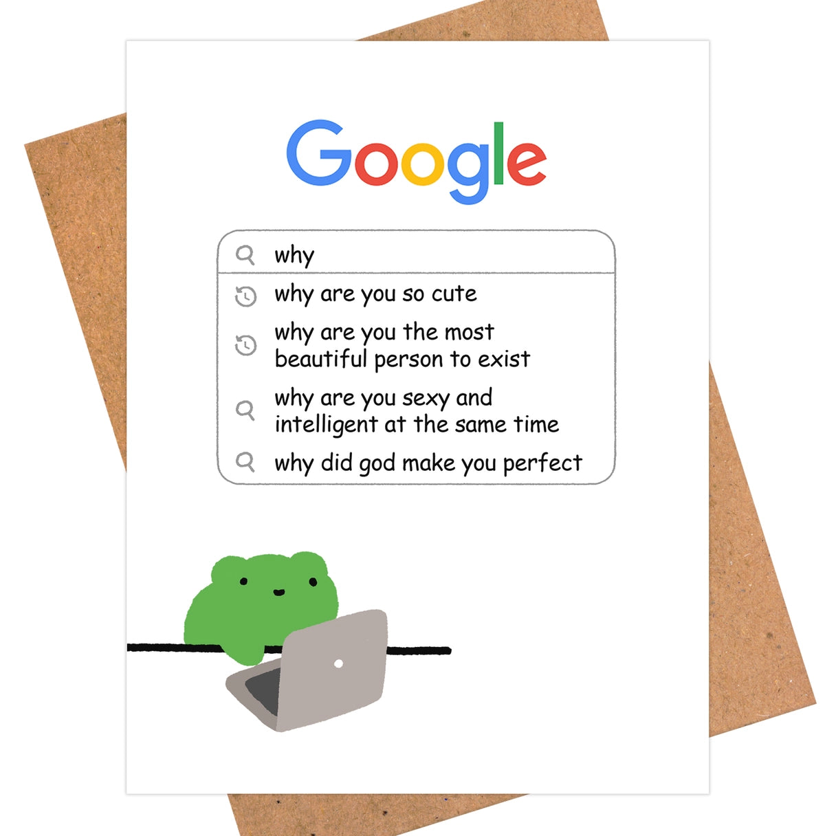 Frog Google Greeting Card