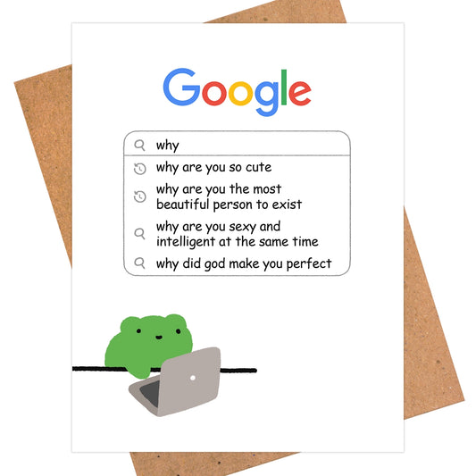 Frog Google Greeting Card