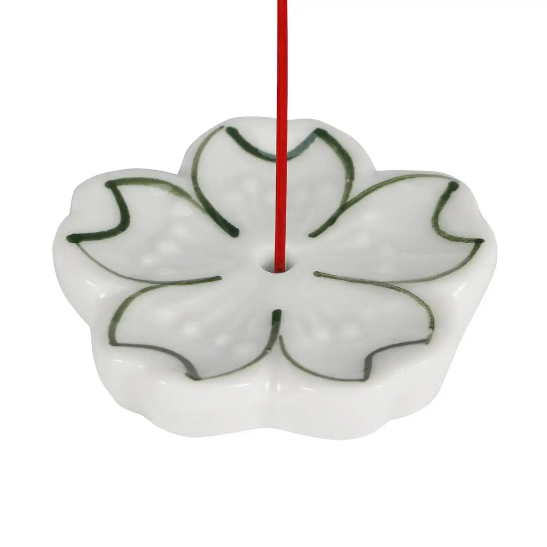 Ceramic Sakura Cherry Blossom Incense Holder