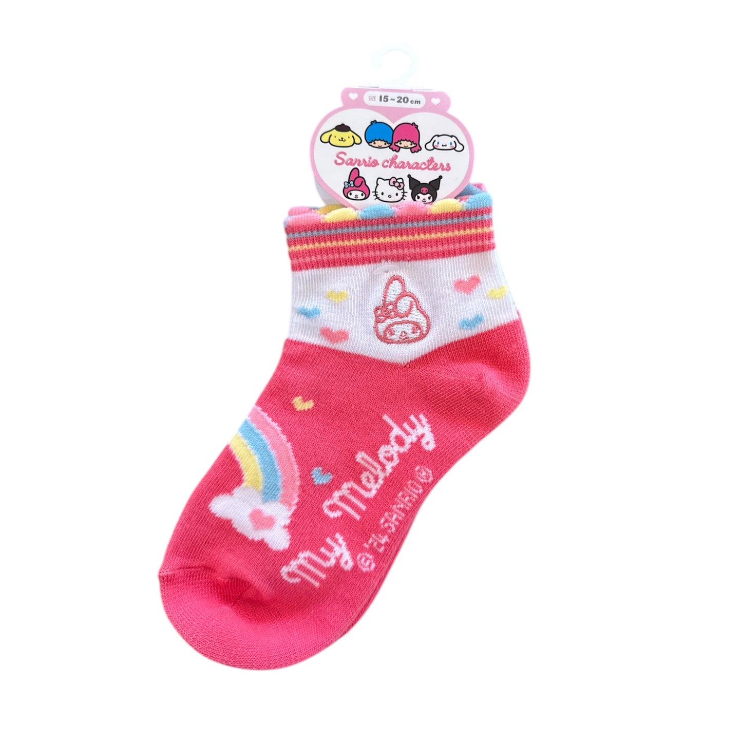 Sanrio Character Embroidered Socks- Kids