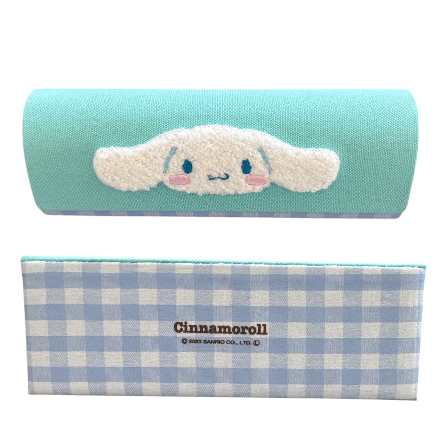 Sanrio Embroidered Gingham Glasses Case
