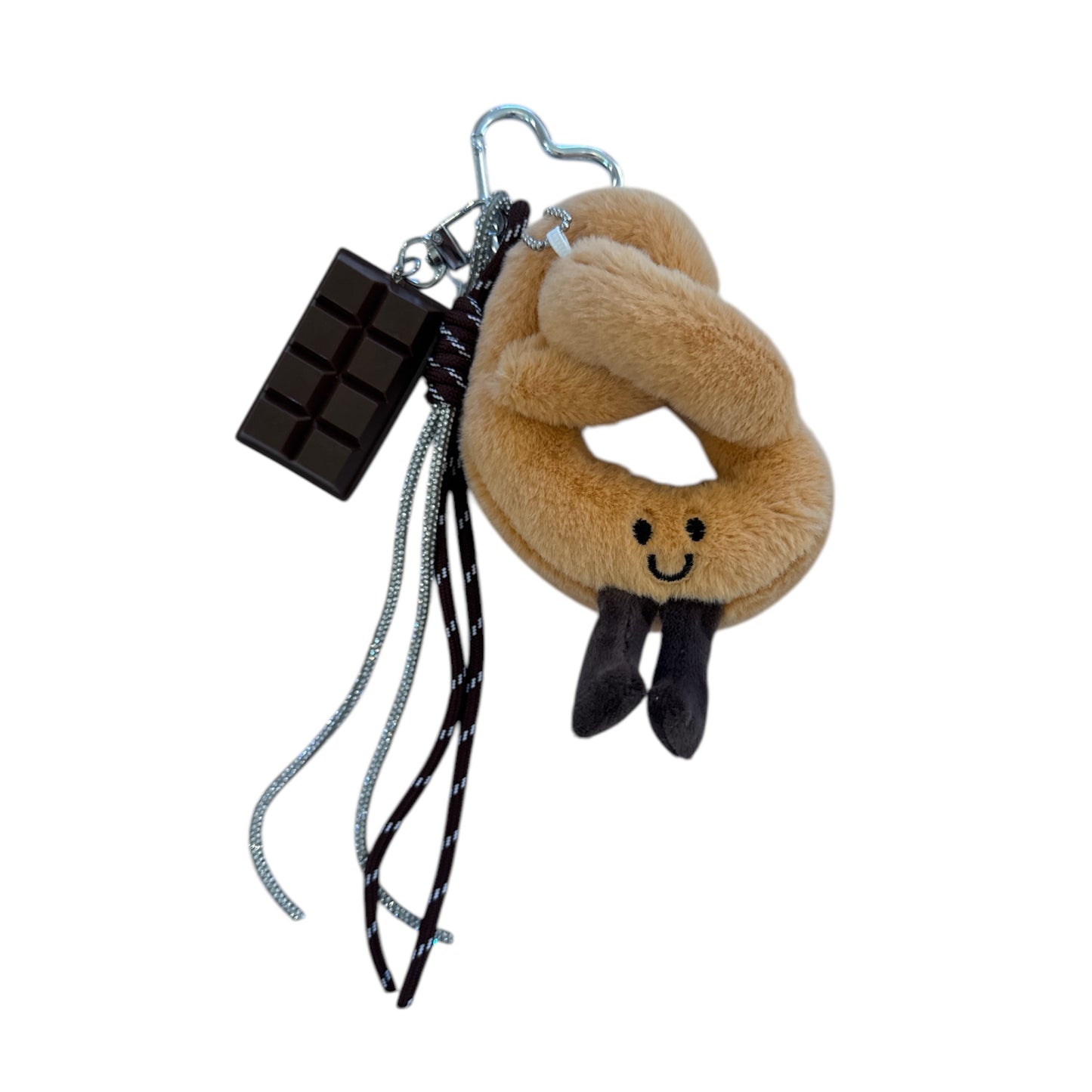 Pretzel Plushie Keychain