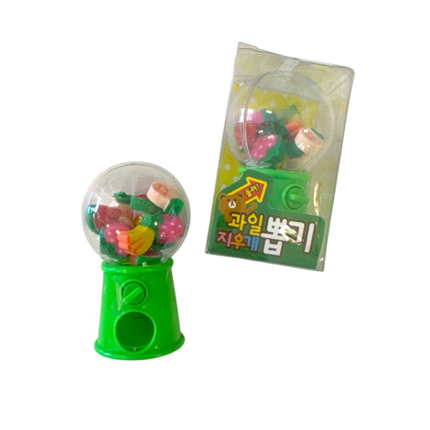 Gumball Dispenser Erasers