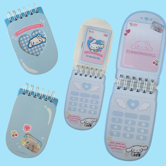 Y2K Cinnamoroll Cellphone Notepad
