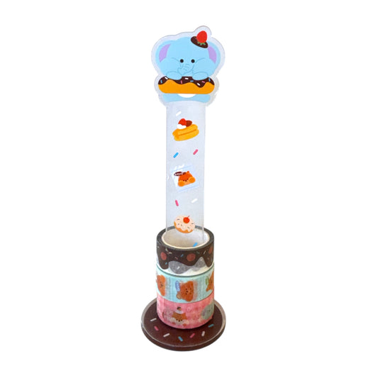 3pc Dessert Washi Tape Set w/ Stand