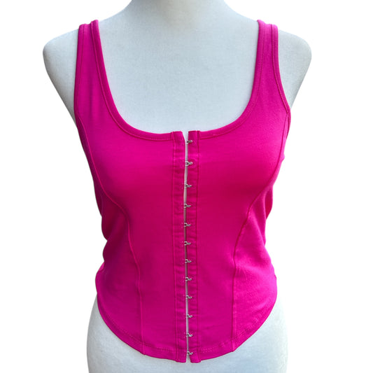 Hook Eye Corset Tank Top