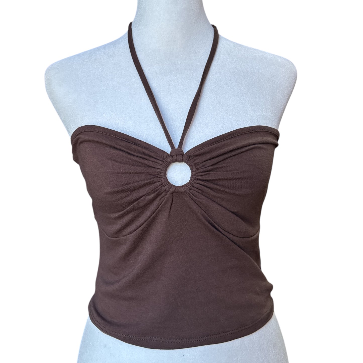 O-ring Halter Tank Top