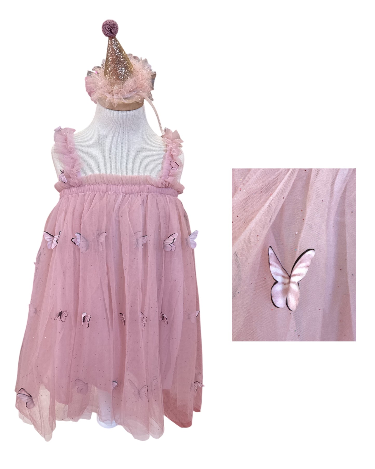 Sleeveless Tulle Dress- Kids