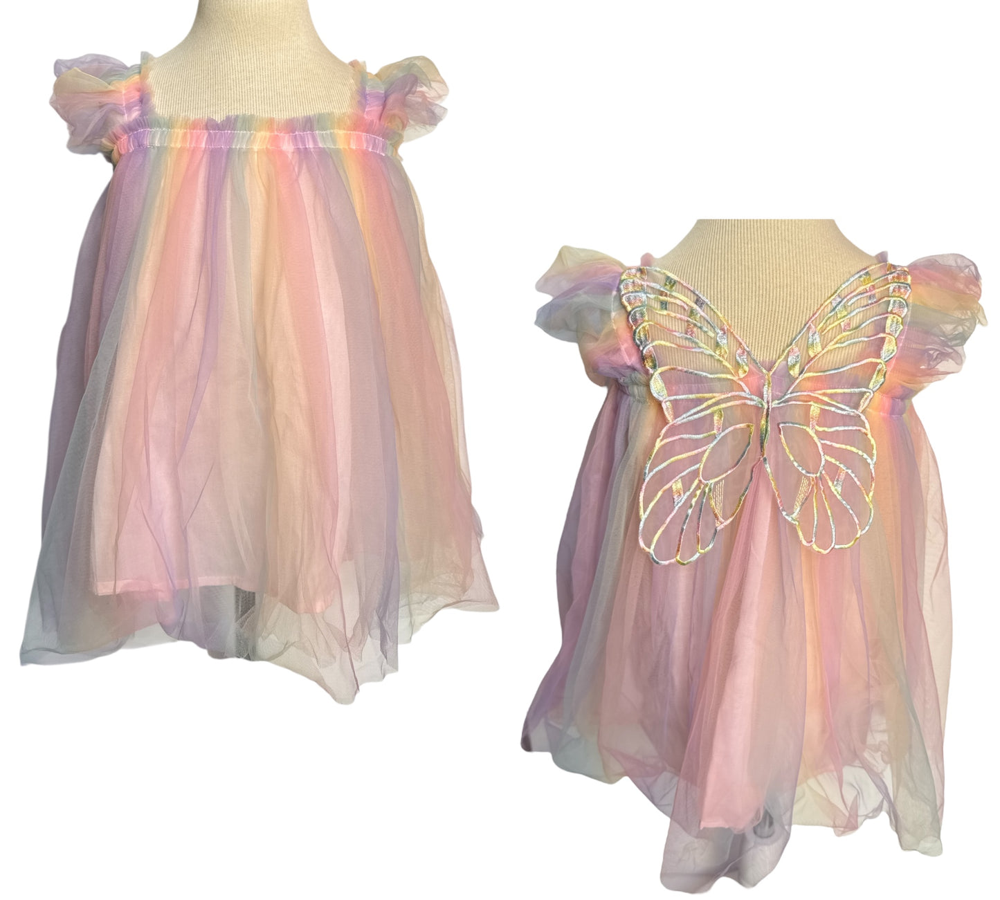 Sleeveless Tulle Dress- Kids