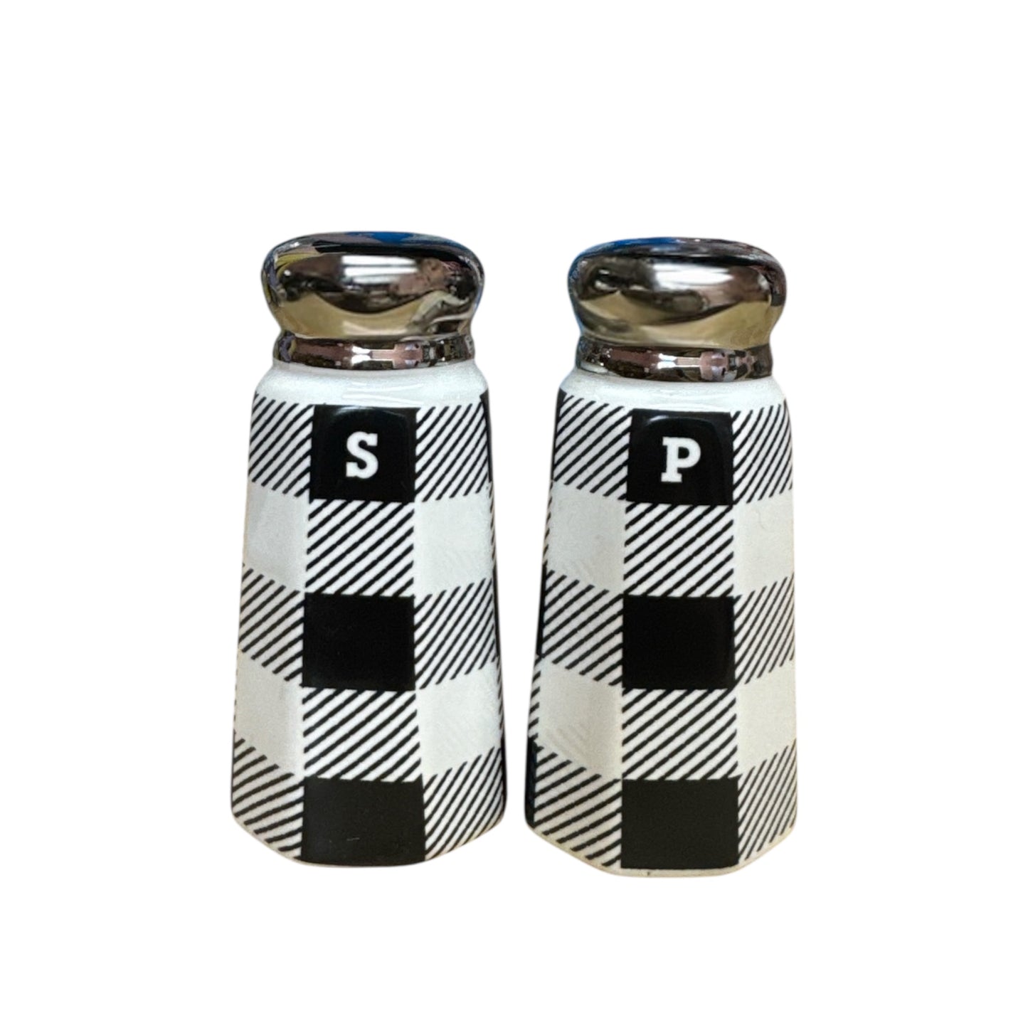 Gingham Salt & Pepper Shaker Set
