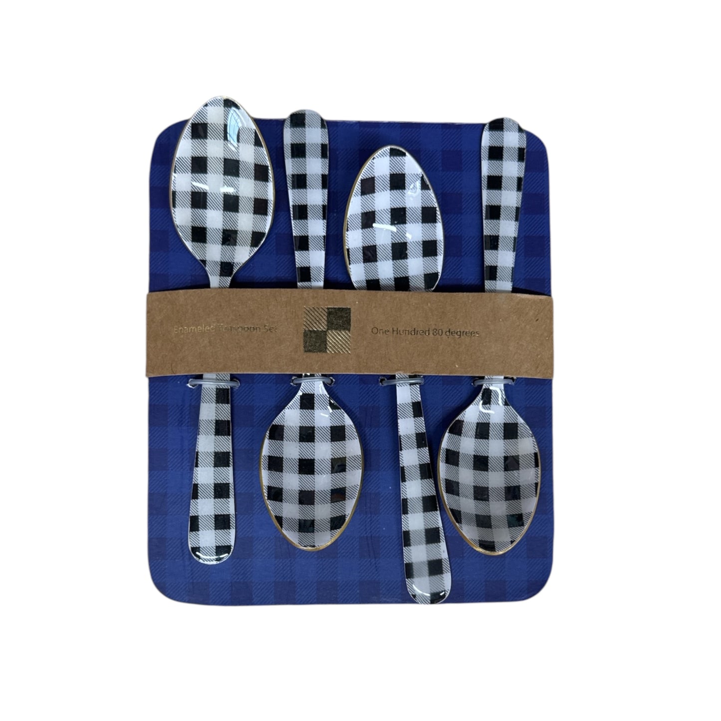 Gingham Spoon Set