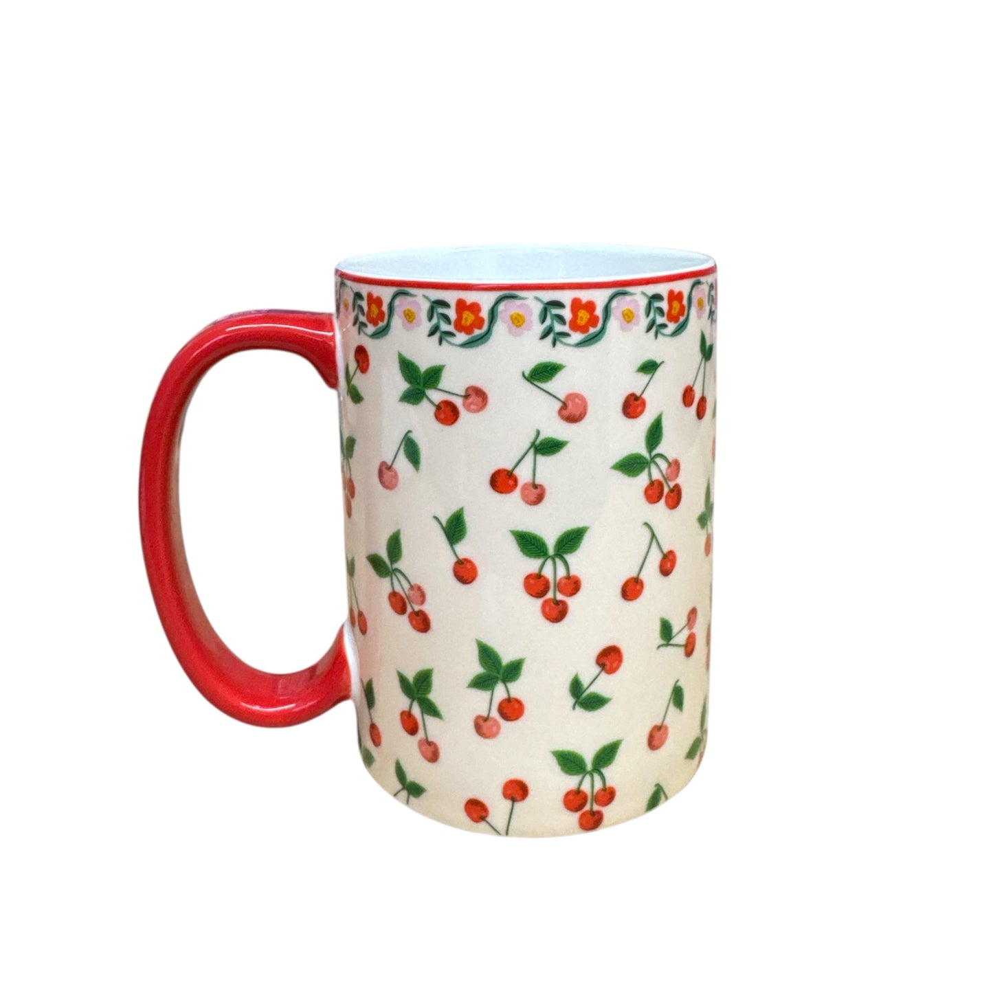 Porcelain Cherry Mug