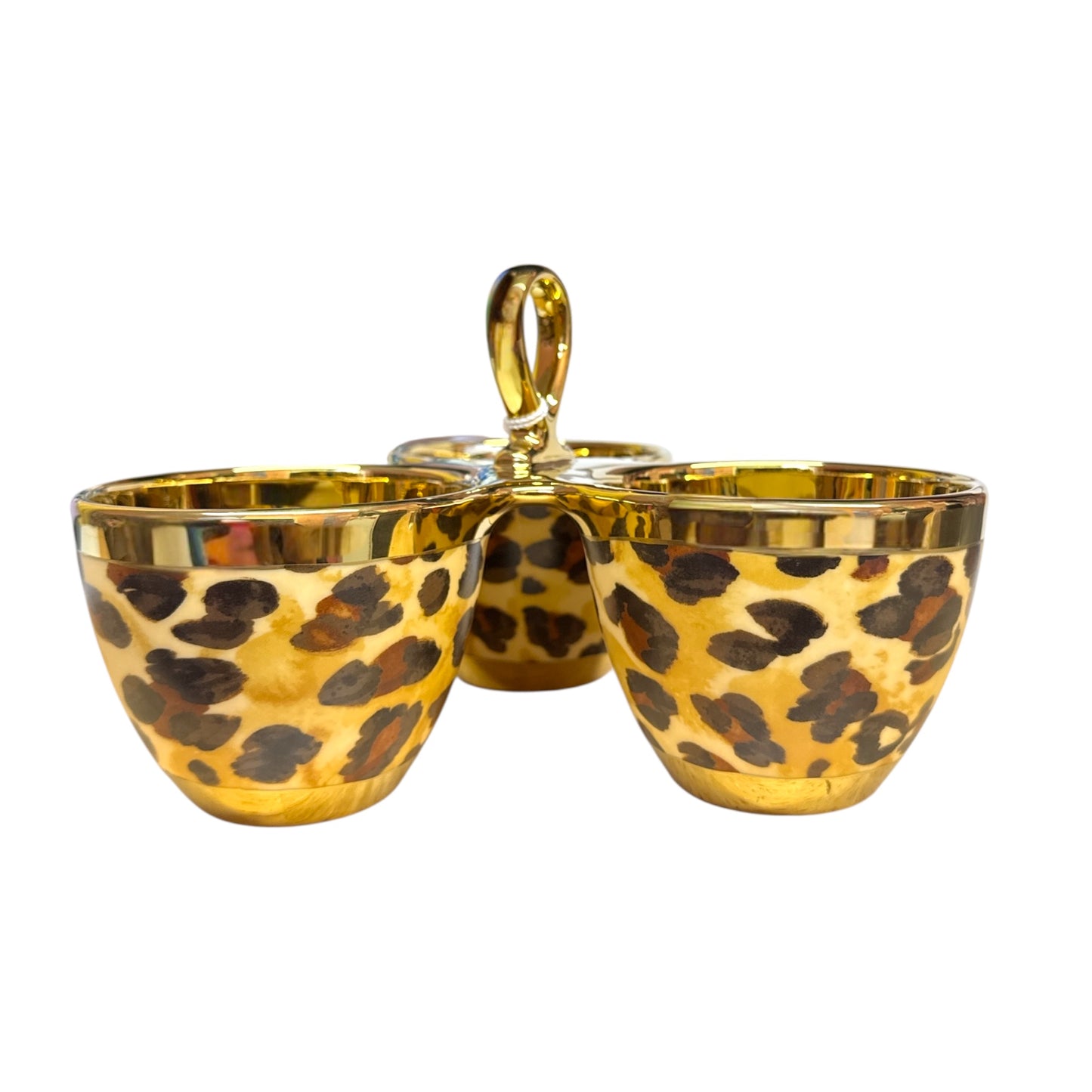 Porcelain Leopard 3PT Server