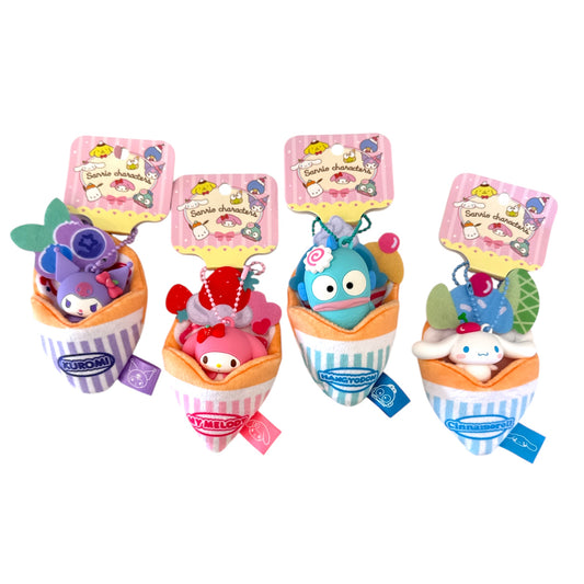Sanrio Character Crepe Keychain