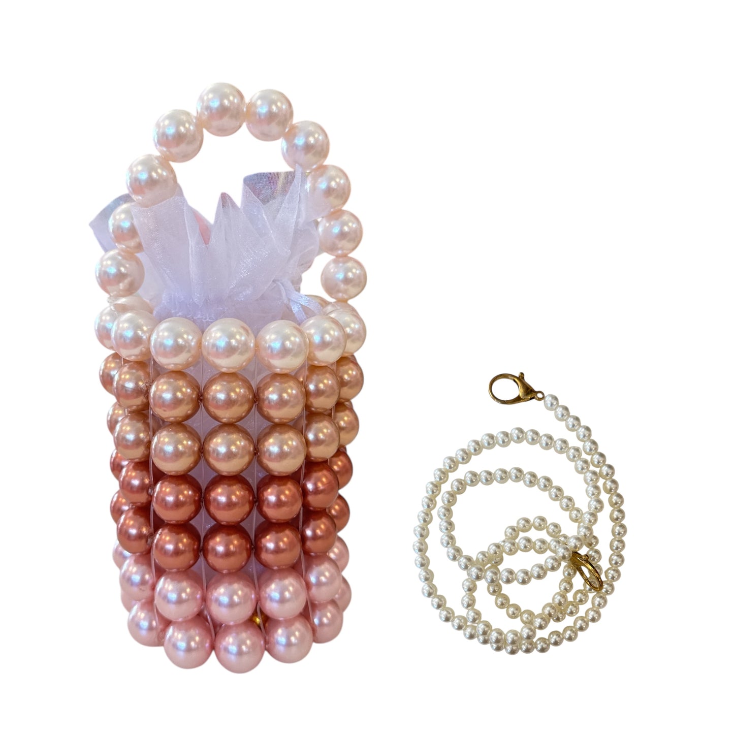 Mini Beaded Bucket Purse