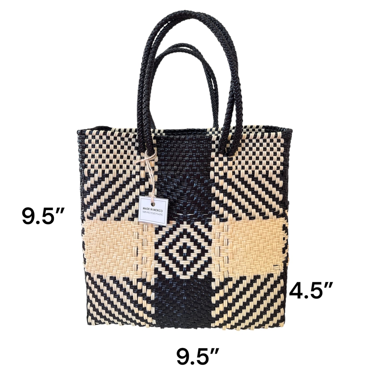 Woven Market Basket Tote
