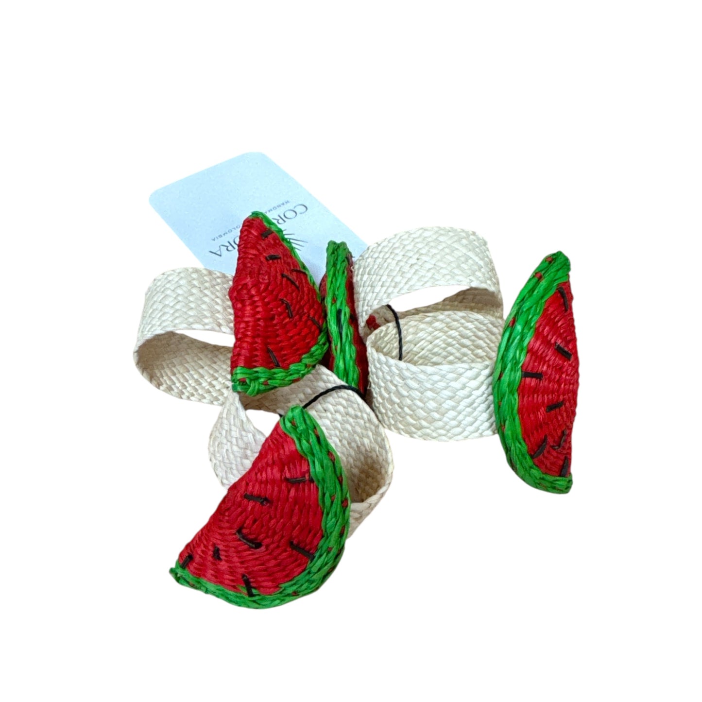Woven Napkin Ring Set