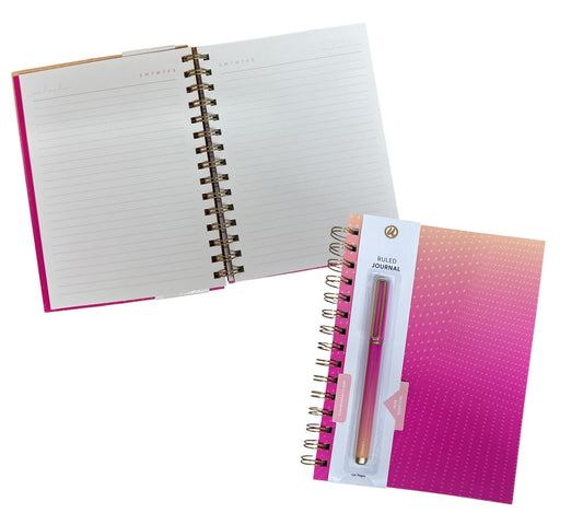 Pink Ombré Journal Set
