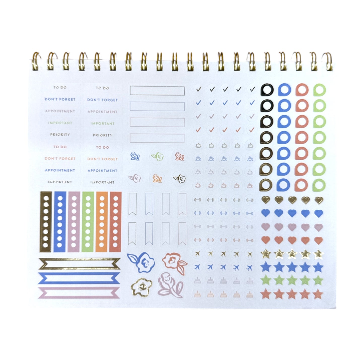 Undated Weekly Planner