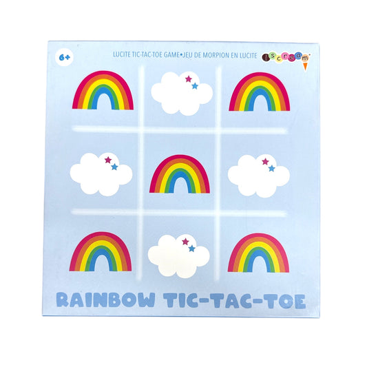 Rainbow Lucite Tic-Tac-Toe