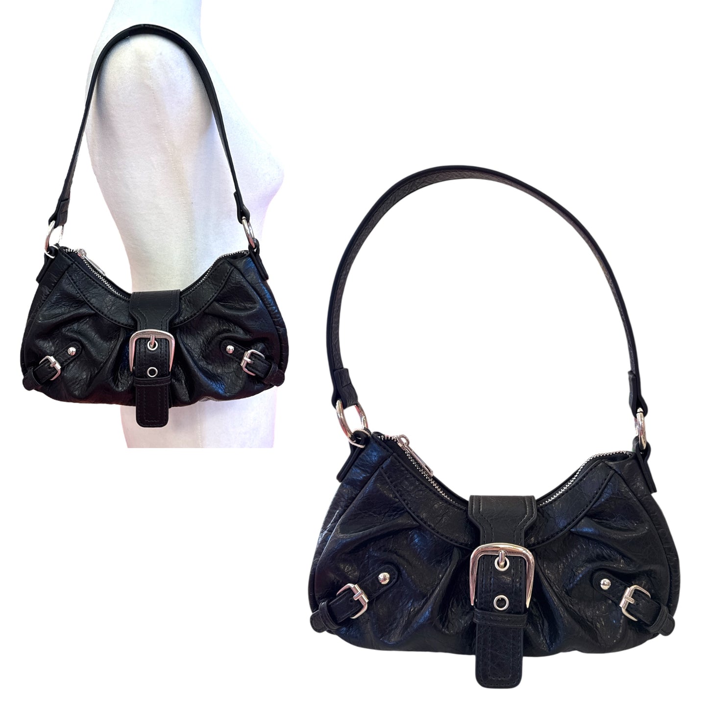 Mini Moto Relaxed Shoulder Bag